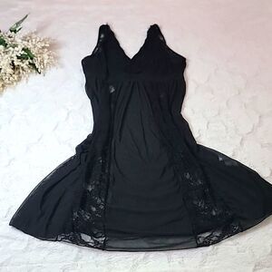 ‎Avid Love Black Lace Nighty